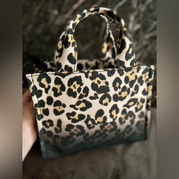 DKNY Black and Tan Leopard Crossbody Bag - Picture 5 of 14